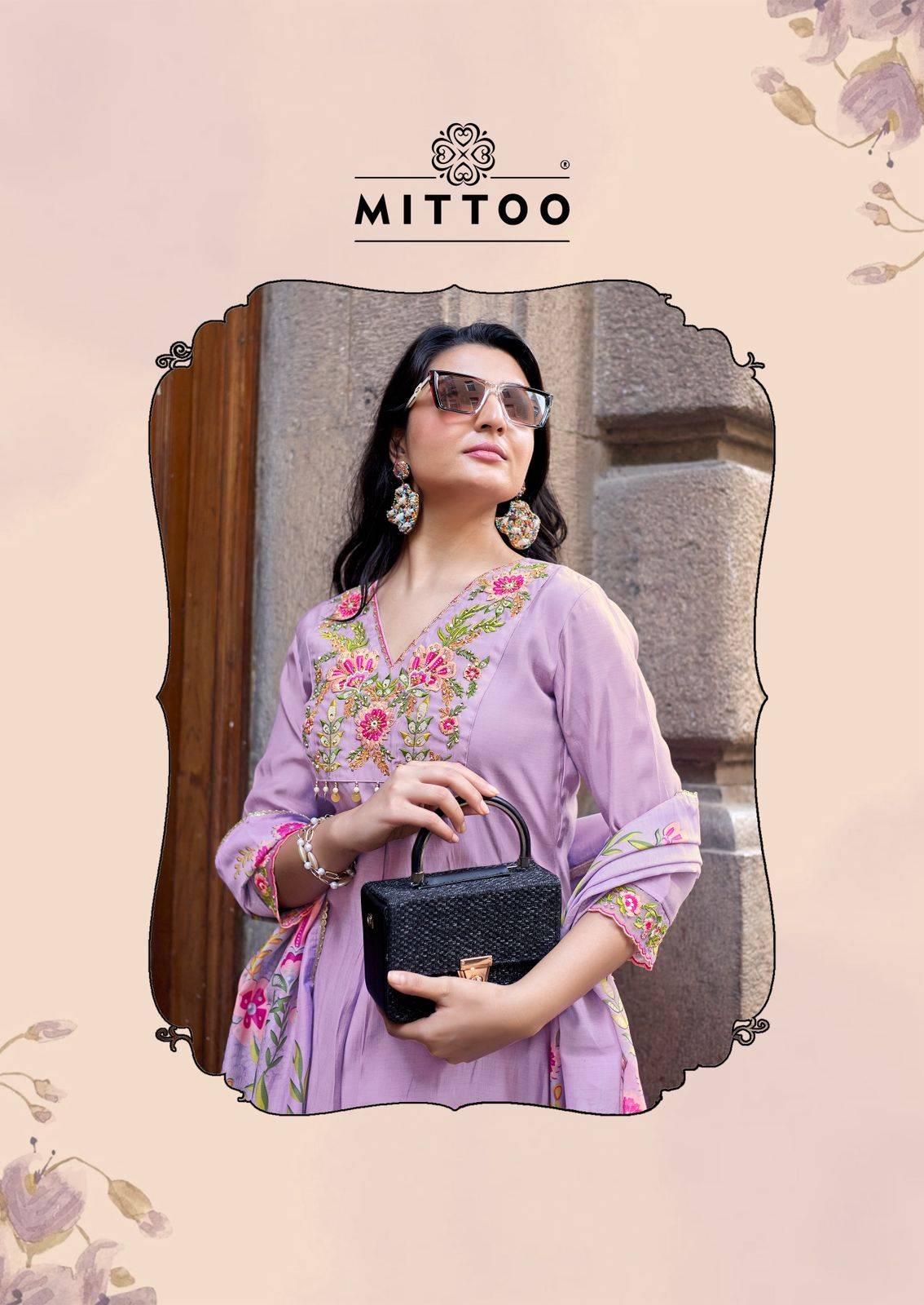 Aarzoo By MITTOO 3001 To 3006 Series Beautiful Festive Suits Colourful Viscose Weaving Stitched Dresses At Wholesale Price
